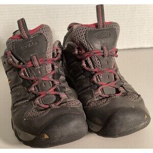 Keen 1011280 Women's Size 9 Waterproof Gray Pink Hiking Shoes Athletic Low Boots